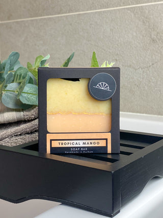 Mango soap slice - Colliery Soap Studio