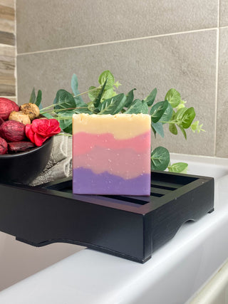 Winter Berry Soap Slice