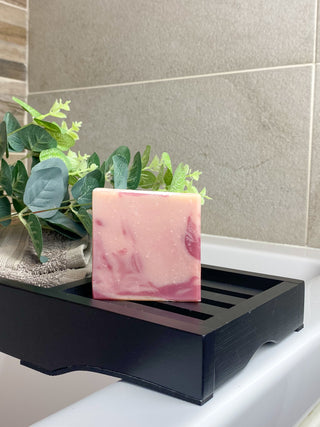 Wild Raspberry soap slice